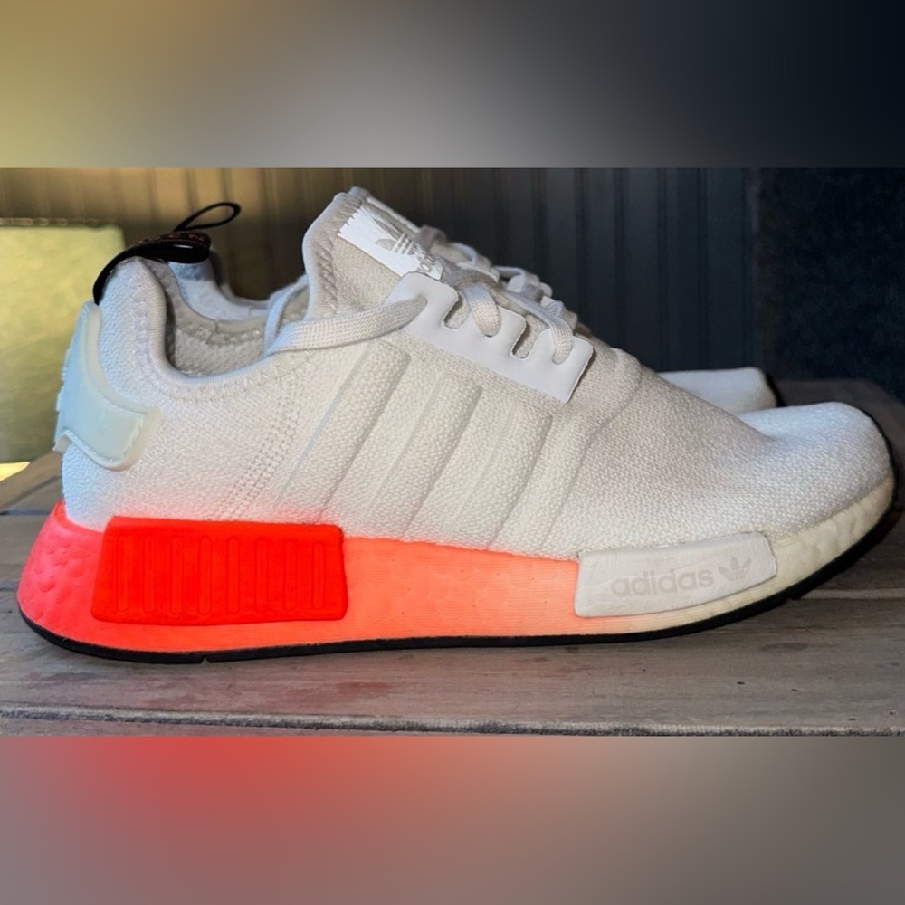 Adidas NMD R1 “Cloud White And Solar Red”